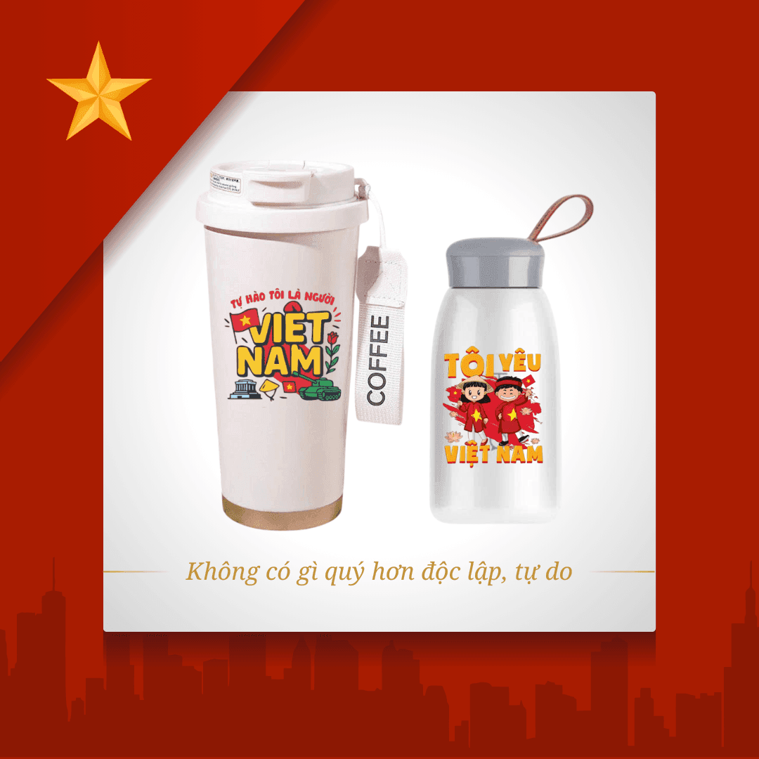 Gợi ý 05 quà tặng ngày Quốc Khánh ý nghĩa 1 Bình giữ nhiệt - quà tặng ngày Quốc Khánh vừa độc đáo vừa ý nghĩa