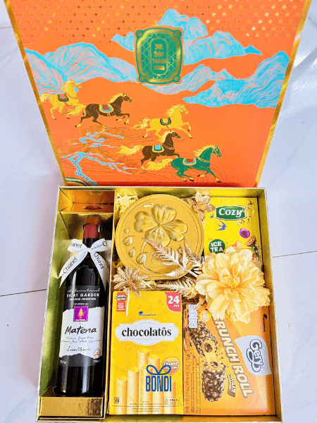Hộp quà Tết – 10 Set quà tinh tế gửi gắm lời chúc năm mới ý nghĩa 9 Hộp Đựng Quà Tết