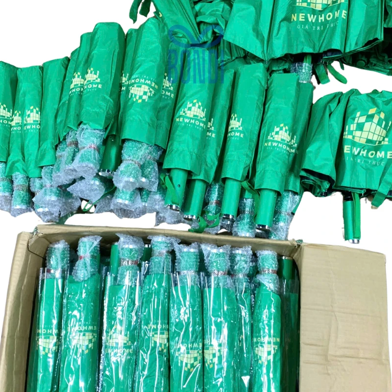mẫu thực tế ô dù cầm tay in logo quà tặng