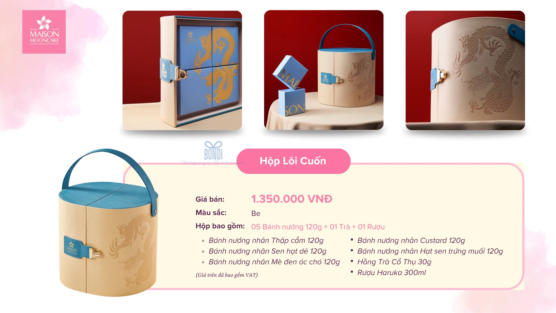 Đại Lý Bánh Trung Thu Maison Bắc Ninh Chiết Khấu Cao Lên Tới 35% 12 Hộp lôi cuốn bánh Trung Thu Maison
