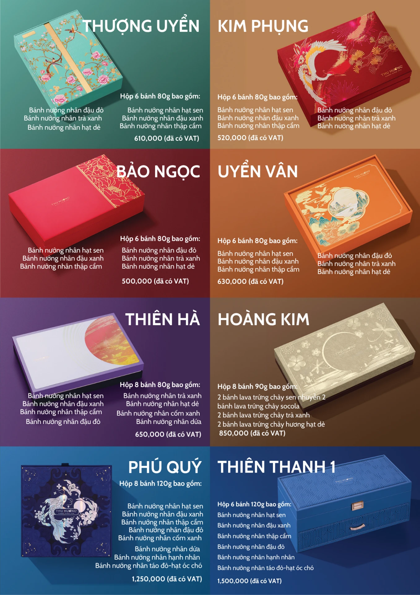 Đại Lý Bánh Trung Thu Thu Hương Chính Hãng Chiết Khấu Cao Tới 35% 4 Bánh trung thu Thu Hương phân khúc cao cấp