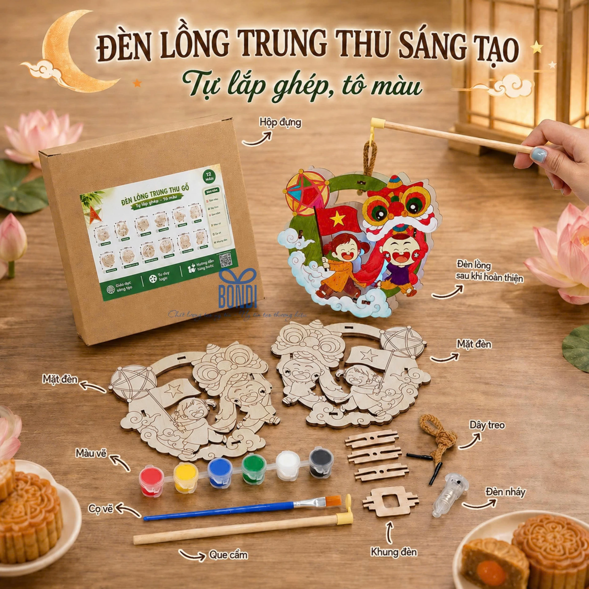 đèn lồng trung thu sáng tạo