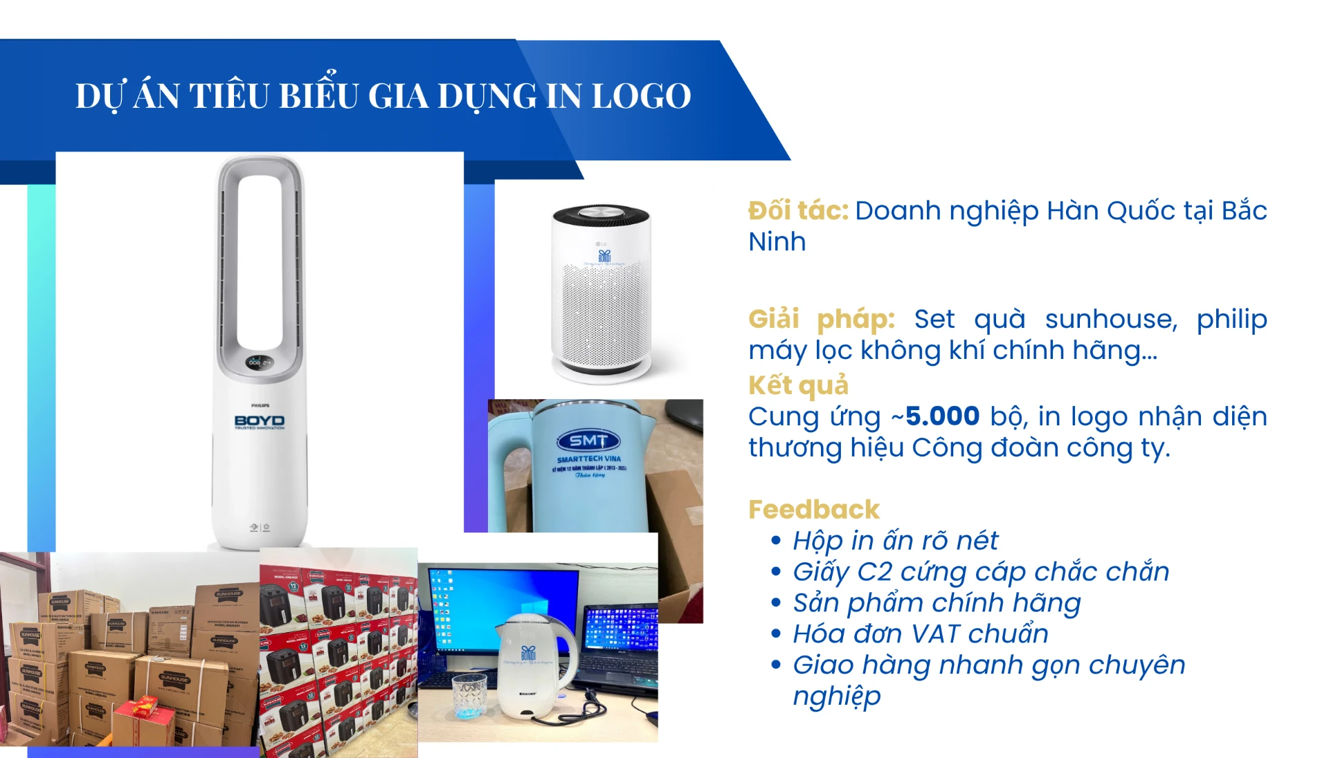 Quà Tặng Doanh Nghiệp Ninh Bình: Báo giá & thực tế triển khai 13 in logo lên quà tặng tại ninh bình