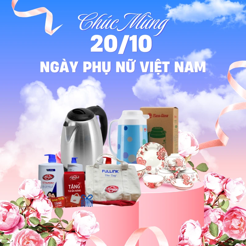 Quà tặng 20-10 cho công nhân viên nữ