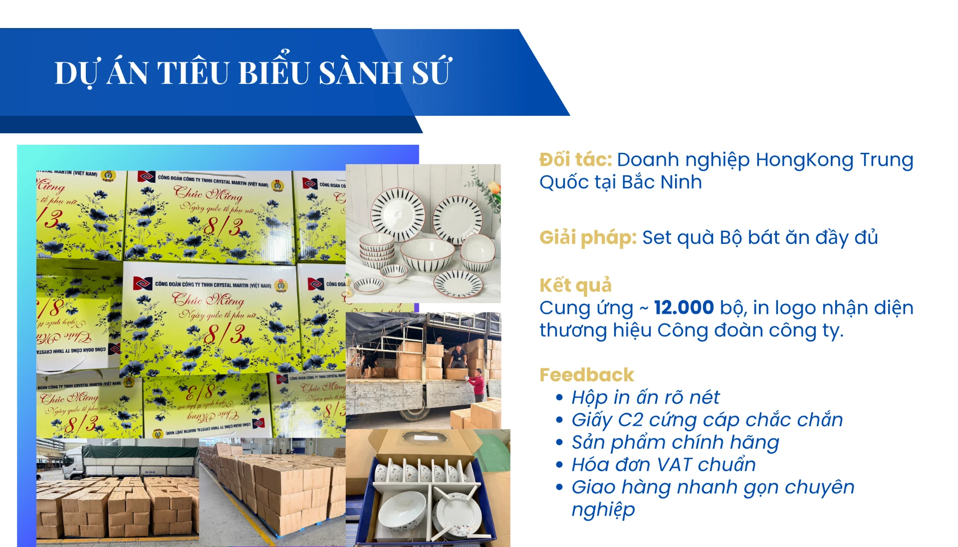 Quà Tặng Doanh Nghiệp Ninh Bình: Báo giá & thực tế triển khai 12 quà tặng công đoàn ninh bình