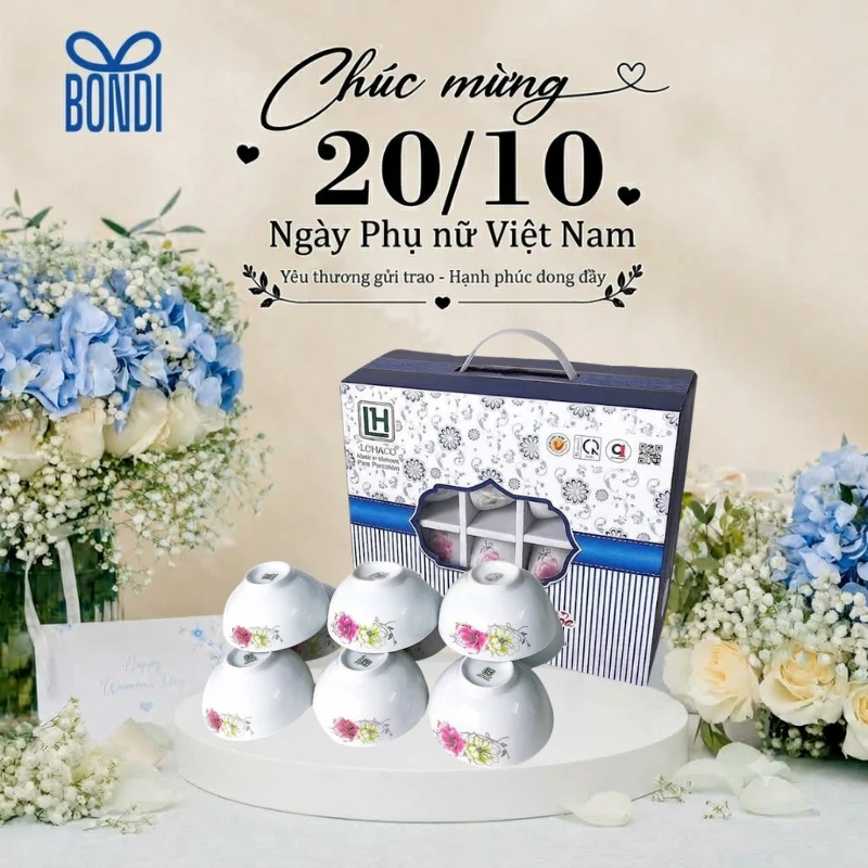 Set quà bộ bát ăn