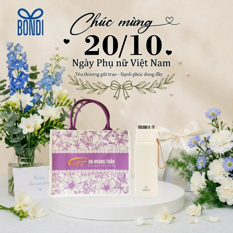 Quà tặng 20-10 cho doanh nghiệp