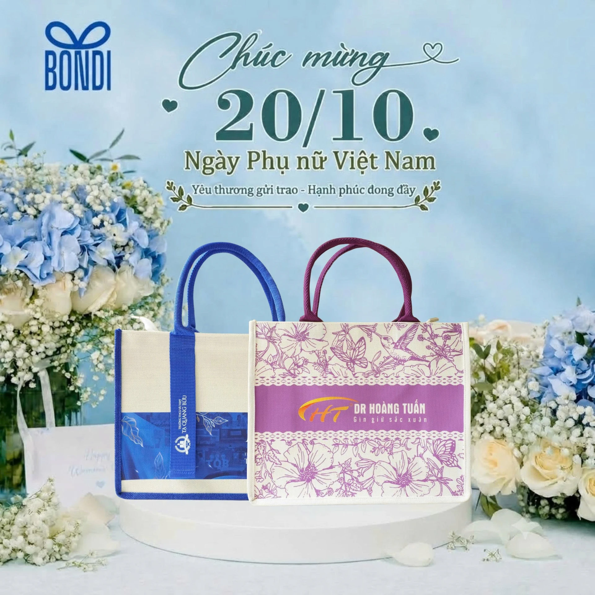Quà Tặng 20-10 Cho Nhân Viên Nữ Thiết Thực In Ấn Theo Yêu Cầu 11 Quà tặng 20-10 cho nhân viên