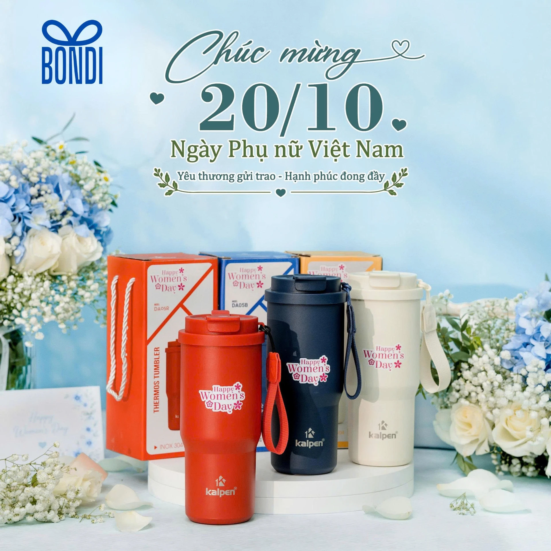 Quà Tặng 20-10 Cho Nhân Viên Nữ Thiết Thực In Ấn Theo Yêu Cầu 5 Quà tặng 20-10 cho nhân viên