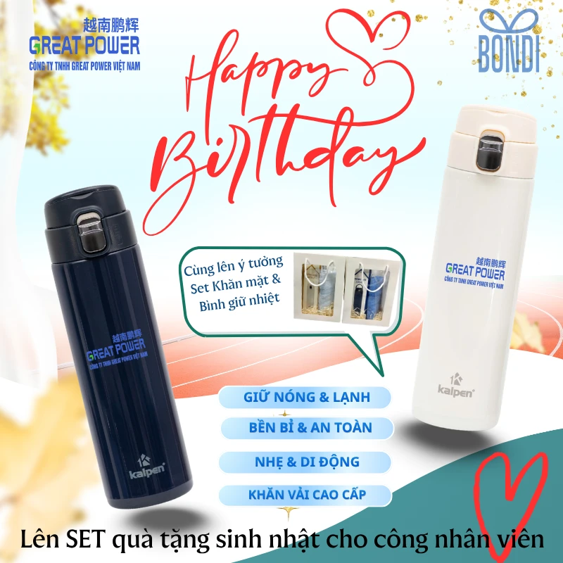 quà tặng sinh nhật cho nhân viên công ty