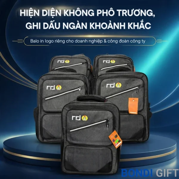 balo quà tặng in logo theo yêu cầu