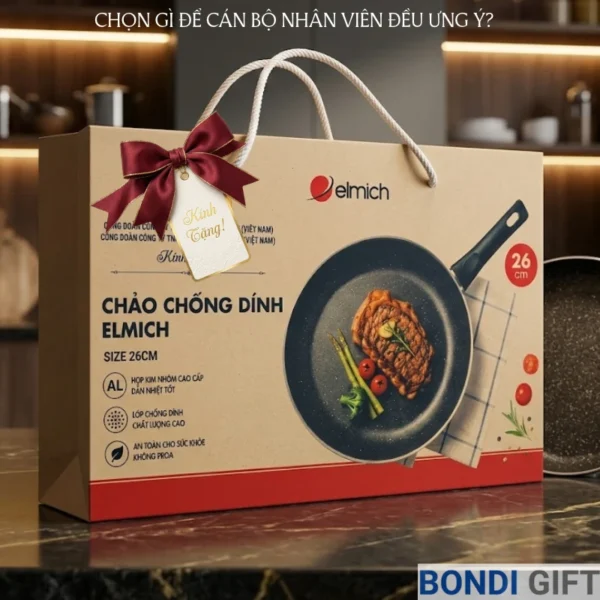 Chảo chống dính - Quà tặng thiết thực cho công nhân viên được yêu thích nhất 5 chảo chống dính làm quà tặng