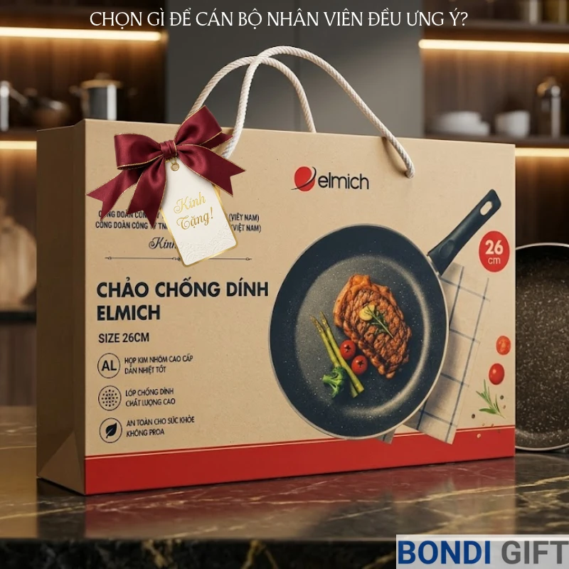Chảo chống dính - Quà tặng thiết thực cho công nhân viên được yêu thích nhất 7 chảo chống dính làm quà tặng