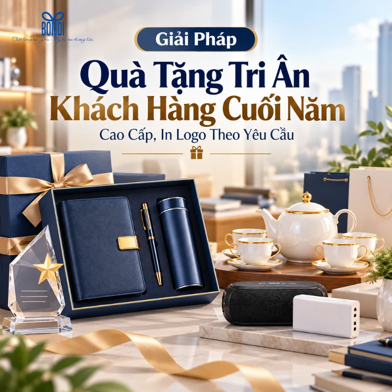 Quà tặng tri ân khách hàng cuối năm cao cấp