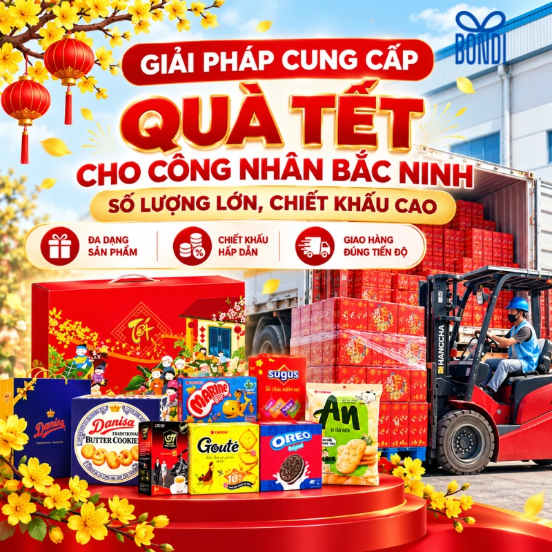 Quà Tết cho công nhân Bắc Ninh