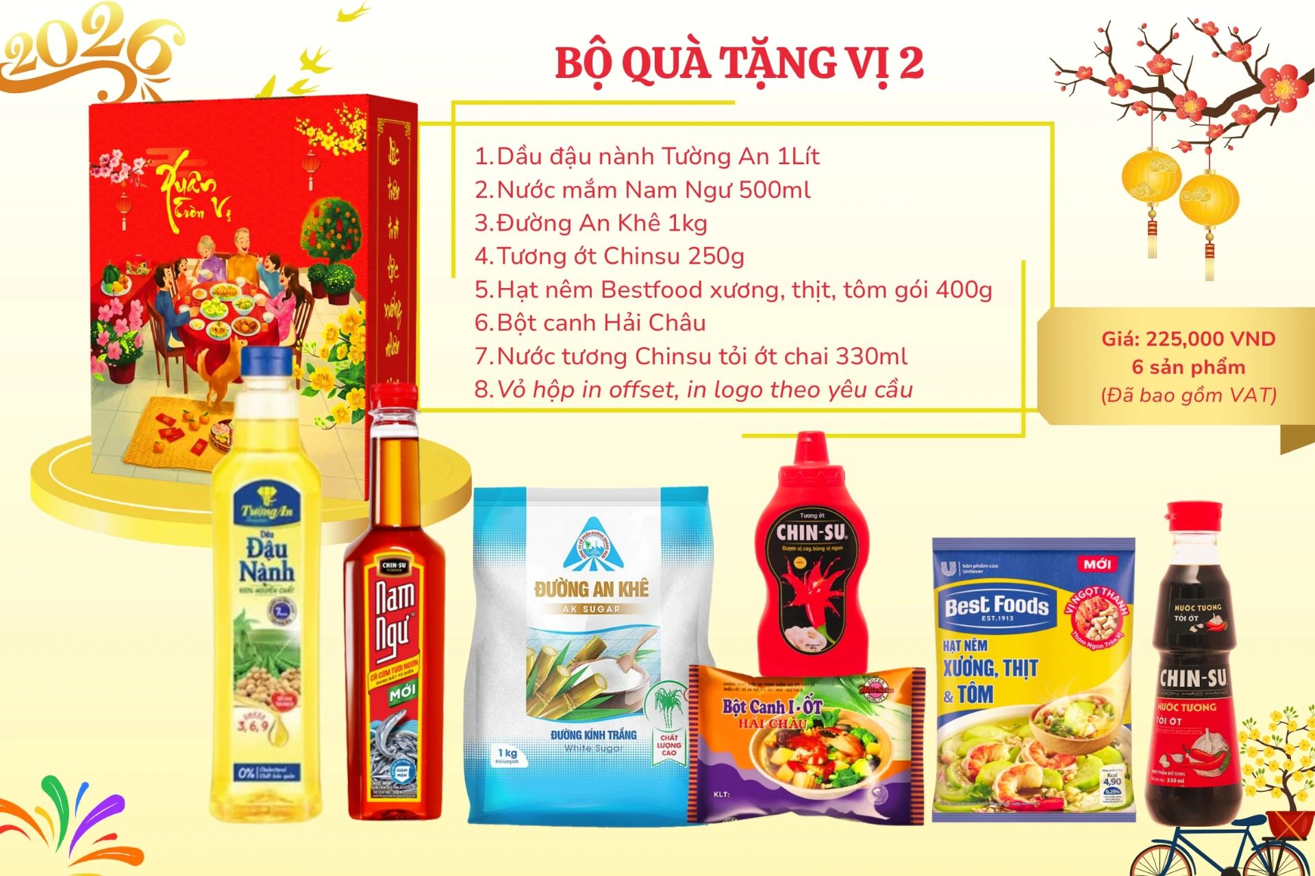 Quà Tết Cho Công Nhân Viên: Chọn Sao Cho Trúng Tâm Lý Với Ngân Sách Chỉ Từ 100.000đ? 10 set quà tết gia vị